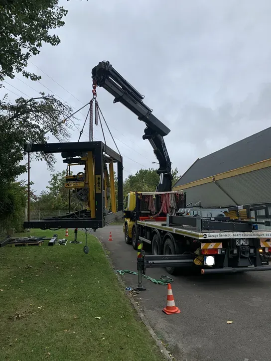 Transport de conteneur 20 pieds près de Béthune