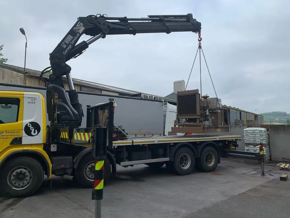 Location camion grue avec chauffeur près de Béthune